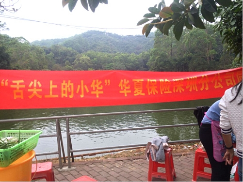 華夏保險分公司在深圳九龍山生態園舉辦舌尖上的美食廚藝賽